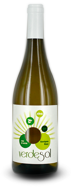 Botella de vino Verdesol Saugvinon Blanc